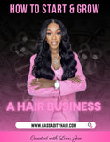 How To Start & Grow A Hair Business E-Book